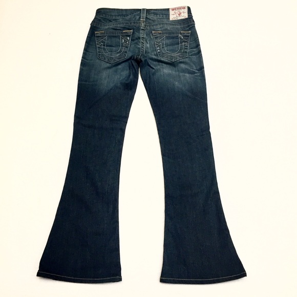 True Religion Carrie Flare Jeans  Sz 26 - Picture 2 of 4